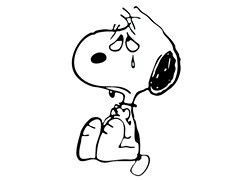 sad Snoopy