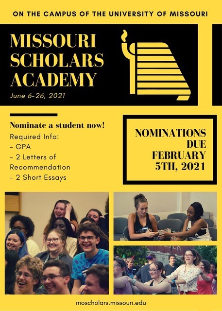 Nominate a 2021 Scholar!